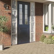 Фолио за прозорци матирано модел на цвете 90x500 см PVC