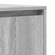 Служебен шкаф Сив Сонома 120 x 41 x 75 см Инженерно дърво