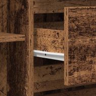 Служебен шкаф Старо дърво 120 x 41 x 75 см Инженерно дърво