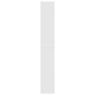 Шкаф за книги Бяло 100 x 30 x 198 см Инженерно дърво