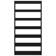 Шкаф за книги Черен Дъб 100 x 30 x 198 см Инженерно дърво