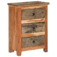 Страничен шкаф 55x33x75 см масивна акация