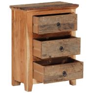 Страничен шкаф 55x33x75 см масивна акация