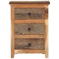 Страничен шкаф 55x33x75 см масивна акация