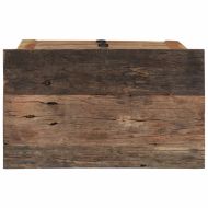 Страничен шкаф 55x33x75 см масивна акация