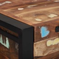 Кутия за съхранение Многоцветен Масивна регенерирана дървесина