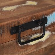 Кутия за съхранение Многоцветен Масивна регенерирана дървесина