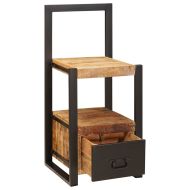 Стойка за дрехи Кафяво 40 x 40 x 90 cm Солидно мангово дърво