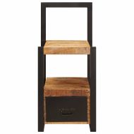 Стойка за дрехи Кафяво 40 x 40 x 90 cm Солидно мангово дърво