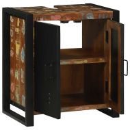 Шкаф за мивка Кафяво 55 x 35 x 60 см Солидно възстановено дърво