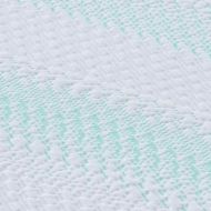 Топер за матрак Бяло и зелено 180 x 200 cm Жакардова тъкан