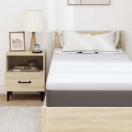 Топер за матрак Бяло 80 x 200 cm Жакардова тъкан