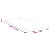 Топер за матрак от мемори пяна for Възрастен Меко 120 x 200 cm