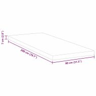 Топер за матрак от мемори пяна for Възрастен Меко 80 x 200 cm
