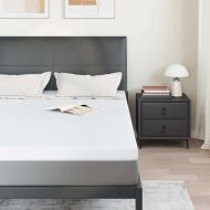 Топер за матрак Бяло 160 x 200 cm Жакардова тъкан