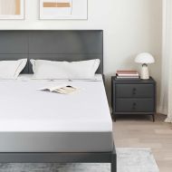 Топер за матрак Бяло 200 x 200 cm Жакардова тъкан