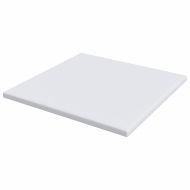 Топер за матрак Бяло 200 x 200 cm Жакардова тъкан