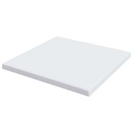 Топер за матрак Бяло 180 x 200 cm Жакардова тъкан