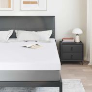 Топер за матрак Бяло 200 x 200 cm Жакардова тъкан