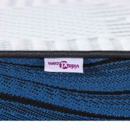 Топер за матрак Бяло 160 x 200 cm Жакардова материя