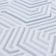 Топер за матрак Бяло 180 x 200 cm Жакардова материя