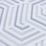 Топер за матрак Бяло 120 x 200 cm Жакардова материя