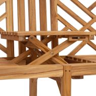 Пейка Кафяво 150 x 60 x 90 см Солидно тиково дърво