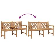 Пейка Кафяво 150 x 60 x 90 см Солидно тиково дърво