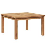 Масичка за кафе Кафяво 60 x 60 x 36 cm Солидно тиково дърво