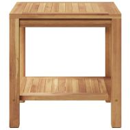 Масичка за кафе Кафяво 45 x 45 x 45 cm Солидно тиково дърво