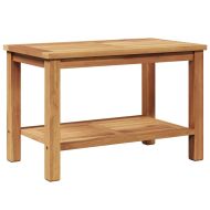 Масичка за кафе Кафяво 70 x 40 x 45 см Солидно тиково дърво