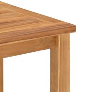 Масичка за кафе Кафяво 70 x 40 x 45 см Солидно тиково дърво