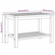 Масичка за кафе Кафяво 70 x 40 x 45 см Солидно тиково дърво