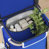 Пазарски тролей Синьо 36,5 x 46,5 x 100,5 см Оксфордска тъкан