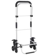 Пазарски тролей Сив 47 x 39 x 100,5 см Оксфордска тъкан