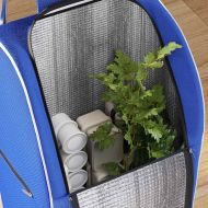 Пазарски тролей Синьо 39,5 x 33 x 93 см Оксфордска тъкан