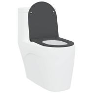 Тоалетна седалка Антрацит 47 x 36 x 3,4 см Дуропласт