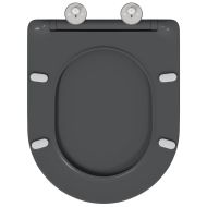 Тоалетна седалка Антрацит 47 x 36 x 3,4 см Дуропласт