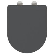 Тоалетна седалка Антрацит 47 x 36 x 3,4 см Дуропласт