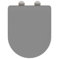 Тоалетна седалка Сив 47 x 36 x 3,4 см Дуропласт