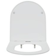 Тоалетна седалка Бяло 47 x 36 x 3,4 см Дуропласт