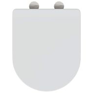 Тоалетна седалка Бяло 47 x 36 x 3,4 см Дуропласт