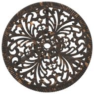 Градински бистро комплект 3 pcs Бронзов Алуминий