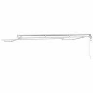 Рамка за сенник Регулирума Бял 3,5 x 2 m Стомана