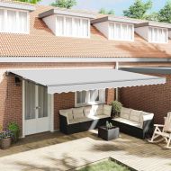 Рамка за сенник Антрацит 4 × 3 m Прахово боядисана стомана