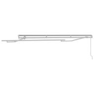 Рамка за сенник Бяло 3,5 x 2 m Метал