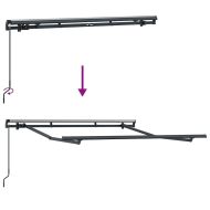 Рамка за сенник Антрацит 2,5 x 2 m Метал