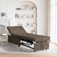 Диван легло Тъмен сив 194 x 67 x 82 см Тъкан Huahua