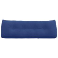 Възглавница за гръб Полицейско синьо 140 x 24 x 50 см Кадифе