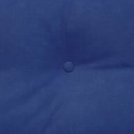 Възглавница за гръб Полицейско синьо 140 x 24 x 50 см Кадифе